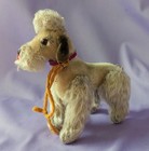 Vintage Steiff Mohair Excelsior Poodle Dog Snobby Miniature 