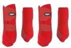 Tough 1 Set Of Four Red Premium Sport Boots Size Large Equine 64-18000