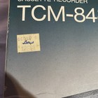 Brand New Sony Cassette Recorder Tcm-848 With Power Cable Vintage New Old Stock
