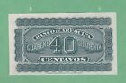 Peru 40 Centavos  Notes   1870 s    P-s116r  Uncirculated