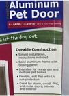 Petsafe Freedom Aluminum Pet Door White 220lb X-large Ppa00-10862 - New In Box