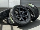 22    Black Dodge Ram 1500 Trx Wheels Rims 285 45r22 Tires Gmc Chevy Set Of 4