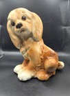 Vintage Royal Copley Cocker Spaniel Planter     1940s   50s     5    Tall     Excellent C