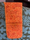 Vintage Retro 1970   s Donald Clark Double Oven Mit Insulated Orange New In Pack  