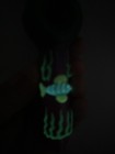 5    Glass Tobacco Pipe Bowl Hand Pipe Spoon Glow In The Dark Fish    free Ship