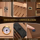 Cigar Humidor  Led Lighted Cigar Humidor Cabinet For 100 To 150 Cigars With Hygr