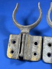 2 Vintage Wilcox Crittenden Oar Locks W  Mounts   Rowboat Hardware