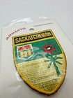 Saskatchewan Patch Canada Provincial Crest Shield Souvenir Travel Sealed New Fla