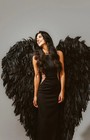 Black Angel Wings Large Feather Costume Gothic Dark Angel Wings Dramatic