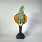 Large Hand Carved Alebrijes Parrot Figure