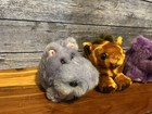 Puffkins Plush Stuffed Animal Swibco Lot Of 4 Hippo  Bear  Frog  Giraffe Bin 3