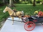 Vintage Marx Toys  Johnny West Series Buckboard With Horse 