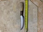 Scagel By Scar  Beautiful Knife  Hunting   leather   Stag Handle  Very Well Made