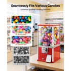 Red Candy Vending Machine  21 Inch  Holds 180 Candies  For Malls And Arcades