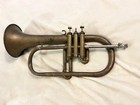 Vintage Brass Couesnon Flugelhorn Flugel For Parts Restoration Project