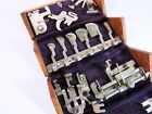 Antique Singer Sewing 1889 Refinished Oak Puzzle Box   Most Attachments