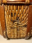Chinese Hand Woven Triple Bamboo Rings Grain Basket 15   d
