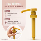 Coffee Syrup Pumps 750ml   25 4oz Fits  torani  Davinci  Starbucks  Jordans