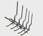 Set Of 5 Pcs Kerrison Bayonet Bone Spine Rongeur  German Orthopedic Instruments