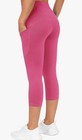 Women s Yoga Leggings With Two Sports Legging Pants Pink Xl