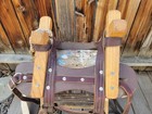 Vintage Wooden Sawbuck Pack Saddle With Rigging