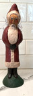 Primitive Vintage Praying Santa 11 1 2  Tall Mint Condition   818