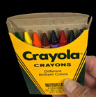 Crayola 8 Pack Crayons Vintage Binney   Smith 1985 Usa Brilliant Colors Nos New