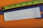 Townie The Original Surf Clothing Clear White Town V25 Vintage Surfing Sticker