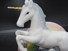 Rainbow Unicorn Alabastrite Figurine Vtg 5 1 2  Long X 3  Wide X 6 1 8  High-new