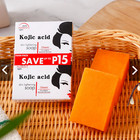 Original Kojie San Skin Lightening Kojic Acid Soap 65g X 3 Bars 