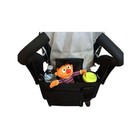 Stroller Organizer Tote Bag Universal Removeable Pouch Cup Holders Storage Black