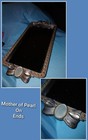 Vintage Mother Of Pearl Mirrored Vanity Tray 