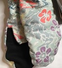 The North Face Girls Floral Shasta Faux Fur Mittens Youth Xl Insulated Nwt