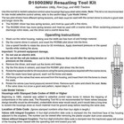 Hgv Tools  scv Valve Reseating Tool Kit     Reference D15002nu John Deere