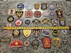 Patches Fire Dept Police Ambulance Us Mail Carrier Red Cross Lot Of 36 Vintage 