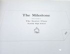 Antique 1915 Milestone Yearbook High School Norfolk Nebraska