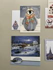 Christmas Cards Set Of 5 Mixed Holiday Season Greetings Santa Clause Doggy   s