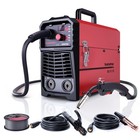 Arccaptain 130a 3in1 Gasless Mig Welder 110v Synergy Lift Tig Stick Igbt  Apron