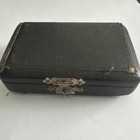 Antique Style Bassoon Reed Case W  3 Reeds Vintage Metal Clasp