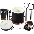 25 Kg Large Gas Metal Melting Furnace Deluxe With Tongs Propane Melting Furnace