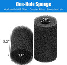 Aquaneat 6-pack Pre-filter Sponge For Aquarium Shrimp Fry Fish Tank Filter 0 8   