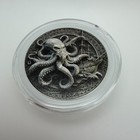 Kraken And Pirate Ship - American Silver Eagle 1oz  999 Silver Dollar Coin