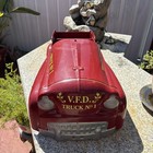 Gear Box Fire Truck Pedal Car Steel Body
