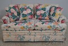F70612  Henredon Floral Print Small Sofa Loveseat