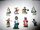 1960 Marx Disneykins Fairy Tale 10 Characters Goldilocks  Alice  Red Riding Hood