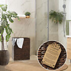 Large Laundry Hamper Clothes Basket With Lid   Liner  Woven Hyacinth Wicker