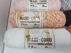 Lot Of 8 Vintage Maxi Cord Twisted Herculon 6mm  72 Yds Each 