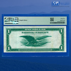 Fr 729 1918  1 One Dollar Frbn Chicago  green Eagle   Pmg Vf 35  00418