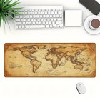 Vintage World Map Gaming Mouse Pad Large Fantasy Antique Map Mousepad Large G   