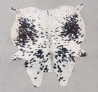 Exotic Tricolor Cowhide Bindle Rug Upholstery Cow Skin Area Rug Carpet Christmas